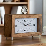 Wood Modern Rectangular Clock