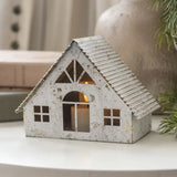 Aged White Metal House