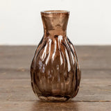 4.5" Amber Glass Bud Vase