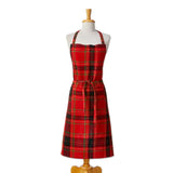 Christmas Holiday Plaid Apron