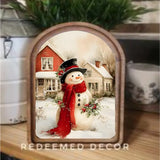 Snowman Arch Picture