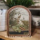 6x8 Arch Bunny w/ Carrots