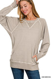French Terry Pullover w/ Pockets