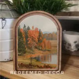 Arch Top Autumn Pond