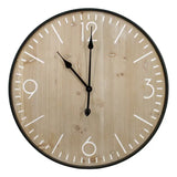 Wood Back Wall Clock