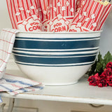 Blue Stripe Bowl