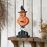 BOO Wooden Jack-O-Lantern