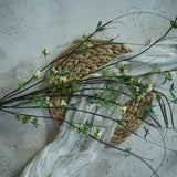 37" Boxwood & Cream Wildflower Bush