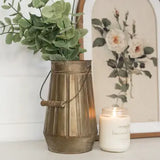 11.25" Bronze Vase w/ Handle