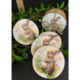 Bunny Coasters-Set of 4