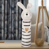Ceramic Lines Bunny w/ Gold Heart