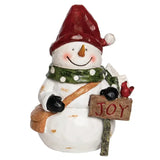 7.25" Carved Snowman