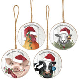 Christmas Farm Animal Ornament
