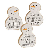 Chunky Snowman Sitter