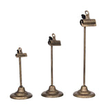 Rustic Iron Clip Stand-Sm
