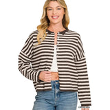 Striped Collared Sweater
