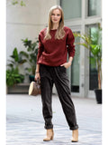 Corduroy Drawstring Pants