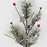 12" Snowy Pines w/ Tree