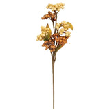 Fall Berry & Cluster Leaves Spray