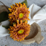Dark Yellow Mum Spray
