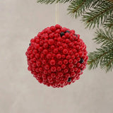 4.5" Berry Ball Ornament