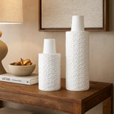 white Metal Vases-LG