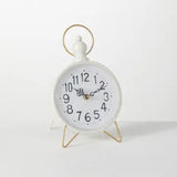 White Classic Desk Clock