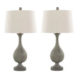 29" Dusty Wood Table Lamp