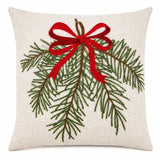 18x18 Embroidered Pine Pillow