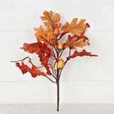 Oak Leaves & Acorns Pick