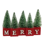 Frosted Merry on Blocks