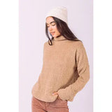 Fuzzy Solid Knit Top