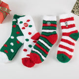 Fuzzy Christmas Socks