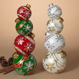Christmas Lighted Resin Stack