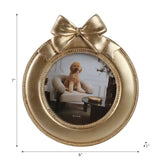 Gold Bow Picture Frame