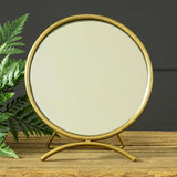 Gold Tabletop Mirror