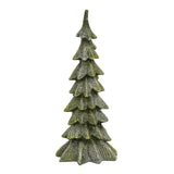 8" Resin Glittered Christmas Tree