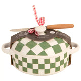 Checkerboard Brie Maker Pot