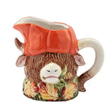 Highland Cow Fall Pitcher