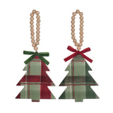 Holiday Plaid Ornaments