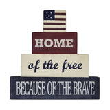 Home of the Free Wood Blocks