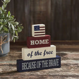Home of the Free Wood Blocks