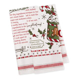 Hot Cocoa & Warm Gingerbread Cookie Printed Towel