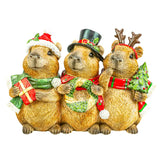 Guinea Pig Christmas Trio