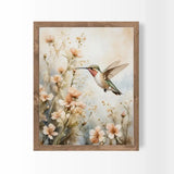 9X11 Hummingbird Wall Art