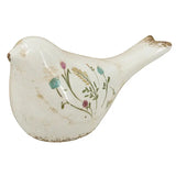 Ivory Ceramic Bird w/ Vintage Design