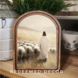Arch Top Jesus Sheep Art