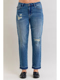 Judy Blue Patch & Repair Destroyed Blue Jeans
