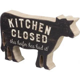 Kitchen Closed Sign