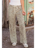 Leopard Drawstring Pants